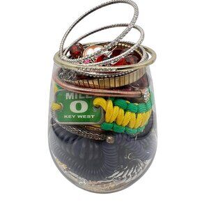 Costume Jewelry Mystery Lot 1.4 Lbs Chains Rings Bangles Some Signed Unisex